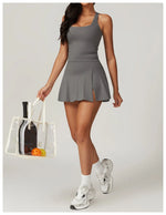 Load image into Gallery viewer, Two Piece Seamless Contour Yoga Leggings Set Nylon Knit