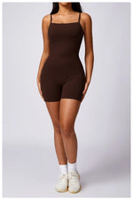 Load image into Gallery viewer, Seamless Contoured Back V Yoga Top for Performance
