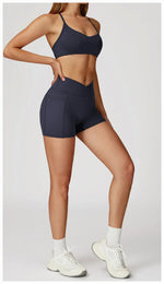 Load image into Gallery viewer, Two Piece Contoured Seamless Performance Athletic Set Nylon