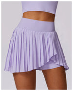 Load image into Gallery viewer, Pocketed High Waist Tennis Skirt Performance Wear Nylon