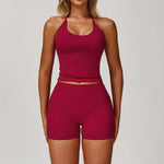 Load image into Gallery viewer, Two Piece Contour Yoga Set With Lux Performance Fabric