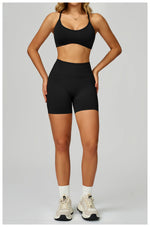 Load image into Gallery viewer, Seamless Contour 2-Piece Contemporary Yoga Set Breathable