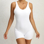 Load image into Gallery viewer, Backless One-Piece Yoga Tracksuit Breathable Nylon Knit