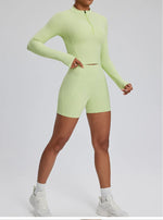 Load image into Gallery viewer, Contour Stretch Athleisure Bell Bottoms Set Nylon Spandex