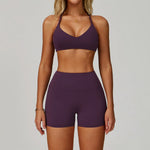 Load image into Gallery viewer, Seamless Contour 2 Piece Breathable Active Wear Set Nylon