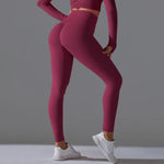 Load image into Gallery viewer, Seamless High Waist Yoga Leggings Performance Comfort