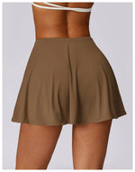 Load image into Gallery viewer, Seamless Performance Tennis Skort with Breathable Knit
