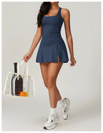 Load image into Gallery viewer, Two Piece Seamless Contour Yoga Leggings Set Nylon Knit