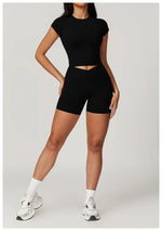 Load image into Gallery viewer, Breathable Seamless Studio Tee Nylon Knit For Running