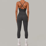 Load image into Gallery viewer, Luxe Sleeveless Yoga Jumpsuit Nylon Spandex