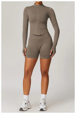 Load image into Gallery viewer, Seamless Contour Performance Fabric Two Piece Yoga Set