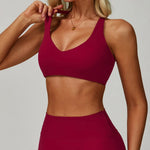 Load image into Gallery viewer, Contoured Breathable High Support Seamless Sports Bra