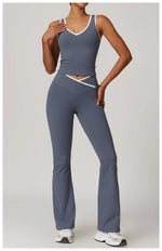 Load image into Gallery viewer, Seamless Contour Backless Sport Bra Top Nylon Spandex