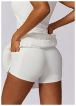 Load image into Gallery viewer, Pocketed High Waist Tennis Skirt Performance Wear Nylon