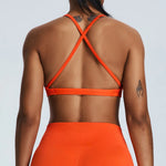 Load image into Gallery viewer, Cross Strap Seamless Yoga Bralette Premium Performance Fit