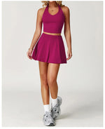 Load image into Gallery viewer, Luxurious Contouring Seamless Halter Set Performance