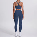 Load image into Gallery viewer, Ultra Luxe Contour Yoga Wear 2 Piece Leggings Nylon