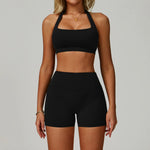 Load image into Gallery viewer, Seamless Contour 2 Piece Breathable Active Wear Set Nylon