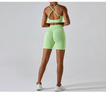 Load image into Gallery viewer, Seamless Contour 2 Piece Sculpted Yoga Wear Breathable