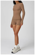 Load image into Gallery viewer, Luxurious Contour 2 Piece Yoga Athleisure Set Nylon