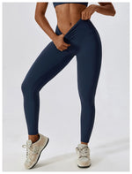 Load image into Gallery viewer, Seamless High Waist Contour Yoga Leggings Performance