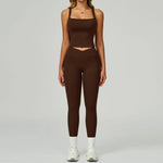 Load image into Gallery viewer, Two Piece Ultra Performance Yoga Luxe Set High Waist Band