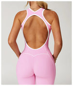 Load image into Gallery viewer, Sculpted Seamless Performance Jumpsuit With Front Zip