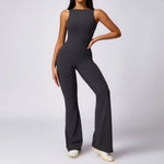 Load image into Gallery viewer, Sculpted Yoga Jumpsuit Ultra Breathable Nylon Knit Fabric