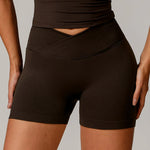 Load image into Gallery viewer, Seamless High Waist Studio Shorts Performance Luxe Elite