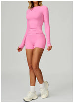 Load image into Gallery viewer, 2 Piece Contoured Breathable Yoga Ensemble Knitwear