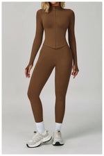 Load image into Gallery viewer, Two Piece Contour Seamless Performance Yoga Ensemble