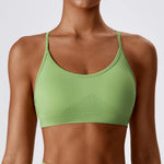 Load image into Gallery viewer, Breathable Cross Strap Contour Seamless Performance Bra