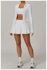 Load image into Gallery viewer, Zip Front Yoga Jacket Breathable High Stretch Nylon