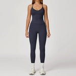 Load image into Gallery viewer, Two Piece Contoured Seamless Performance Athletic Set Nylon