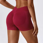 Load image into Gallery viewer, Elevated Contour Seamless Premium Yoga Shorts Nylon