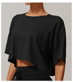 Load image into Gallery viewer, Moisture Wicking Luxe Contour Yoga Top Short Sleeve