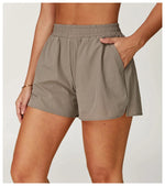 Load image into Gallery viewer, High Waist Contour Performance Yoga Shorts Nylon Spandex