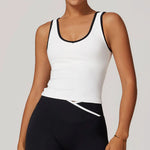 Load image into Gallery viewer, Seamless Contour Backless Sport Bra Top Nylon Spandex