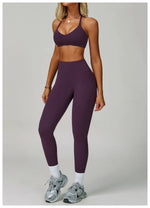 Load image into Gallery viewer, Seamless Contour 2 Piece Breathable Active Wear Set Nylon