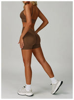 Load image into Gallery viewer, Premium Breathable High Waist Contoured Scrunch Shorts Nylon