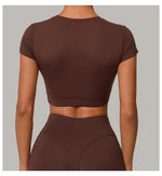 Load image into Gallery viewer, Premium Quick Dry Yoga Tee With Light Weight Sleeves