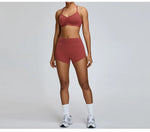 Load image into Gallery viewer, Seamless Back Contour Sport Bra Moisture-Wicking Quick-Dry