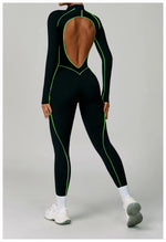 Load image into Gallery viewer, Premium Contour Seamless Breathable Jumpsuit With Front Zip