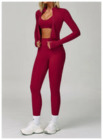 Load image into Gallery viewer, Lux Contoured Seamless Yoga Set