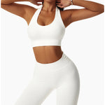 Load image into Gallery viewer, Breathable Sculpted Yoga Performance Bra With Halter Back