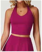 Load image into Gallery viewer, Halter Seamless Yoga Bra Vest with High Performance Fabric