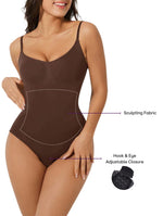 Load image into Gallery viewer, Snatch Them CocoaPlums! | Snatched Thong Bodysuit
