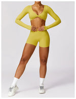 Load image into Gallery viewer, Luxurious Breathable High Waist Contour Yoga Shorts Nylon