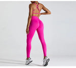 Load image into Gallery viewer, Seamless Two Piece Contour Performance Leggings Set Nylon