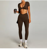 Load image into Gallery viewer, Luxurious Contoured Yoga Set Quick Drying Performance